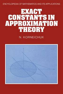 Cover of Exact Constants in Approximation Theory