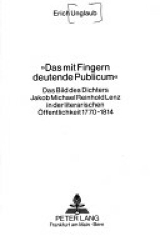 Cover of -Das Mit Fingern Deutende Publicum-