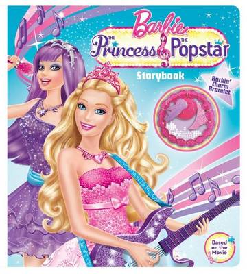 Book cover for The Barbie(tm) the Princess & the Popstar Storybook