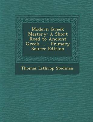 Book cover for Modern Greek Mastery