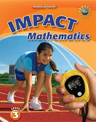 Book cover for Math Connects, Grade 3, Impact Mathematics, Student Edition