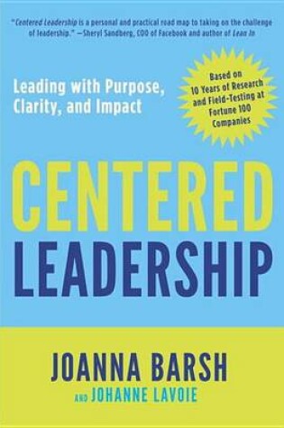 Cover of Centered Leadership