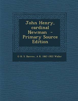 Book cover for John Henry, Cardinal Newman