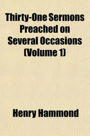 Cover of Thirty-One Sermons Preached on Several Occasions (Volume 1)