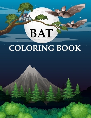 Book cover for Bat Coloring Book