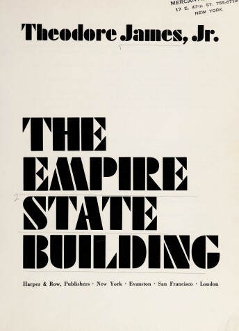 Book cover for The Empire State Building