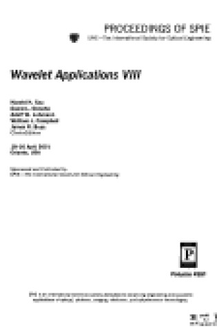 Cover of Wavelet Applications VIII