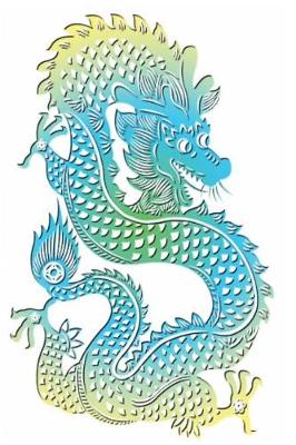 Book cover for Happy Dragon Chinese Zodiac Symbol Journal