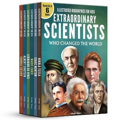 Cover of Illustrated Biography for Kids - Extraordinary scientist who changed the World