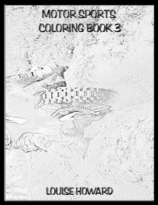 Book cover for Motorsports Coloring Book 3