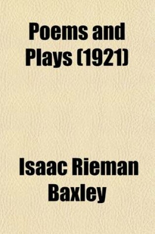 Cover of Poems and Plays (Volume 2)