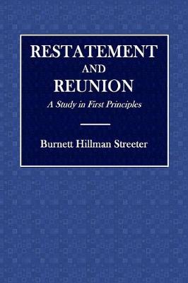 Book cover for Restatement and Reunion