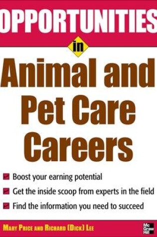 Cover of Opportunities in Animal and Pet Careers