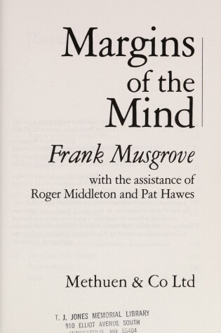 Cover of Margins of the Mind