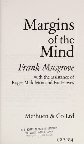 Book cover for Margins of the Mind