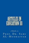 Book cover for Articles in Education 111