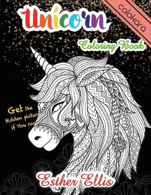 Book cover for Unicorn Coloring Book