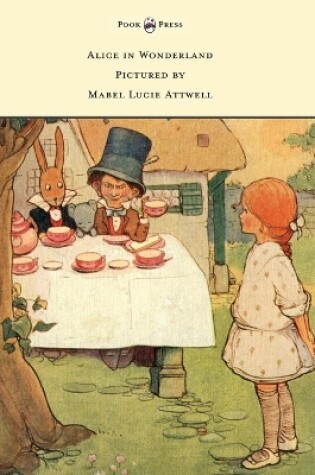 Cover of Alice in Wonderland - Pictured by Mabel Lucie Attwell