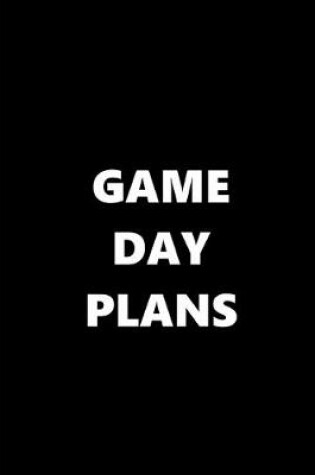 Cover of 2020 Daily Planner Sports Theme Game Day Plans Black White 388 Pages