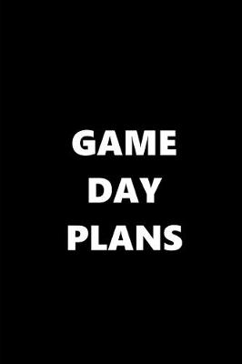 Book cover for 2020 Daily Planner Sports Theme Game Day Plans Black White 388 Pages