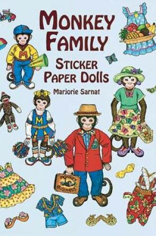 Cover of Monkey Family Sticker Paper Dolls