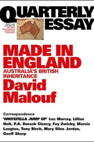 Cover of Quarterly Essay 12 Made in England