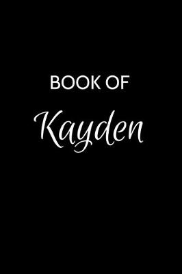 Book cover for Book of Kayden