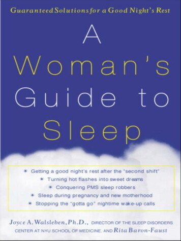 Book cover for A Woman's Guide to Sleep