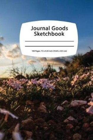Cover of Journal Goods Sketchbook - Peaceful Field