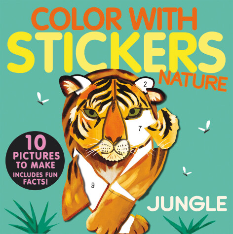 Book cover for Color with Stickers: Jungle