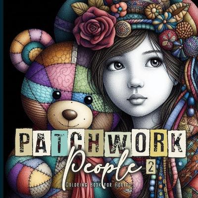 Cover of Patchwork People Coloring Book for Adults 2