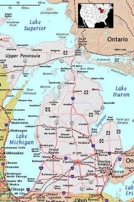 Book cover for A Map of the State of Michigan Journal