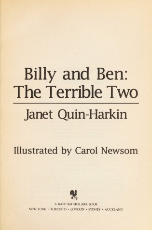 Cover of Billy and Ben