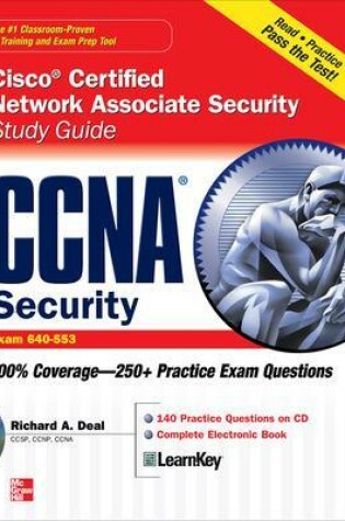 Cover of CCNA Cisco Certified Network Associate Security Study Guide with CDROM (Exam 640-553)