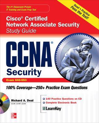 Book cover for CCNA Cisco Certified Network Associate Security Study Guide with CDROM (Exam 640-553)