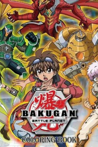 Cover of Bakugan Battle Planet Coloring Book