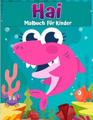 Book cover for Hai-Malbuch für Kinder