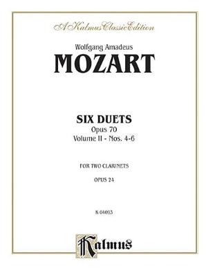 Cover of Six Duets, Volume II (Nos. 4-6)