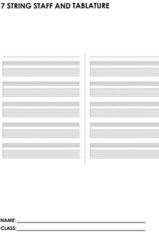 Cover of 7 String Staff And Tablature