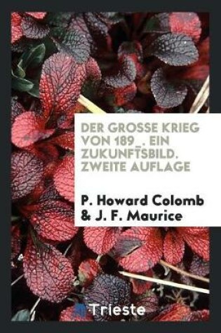 Cover of Der Grosse Krieg Von 189-