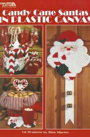 Cover of Candy Cane Santas in Plastic Canvas