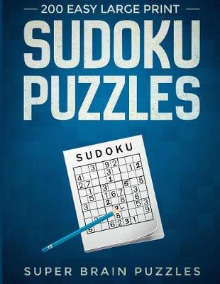 Cover of Easy Large Print Sudoku Puzzles