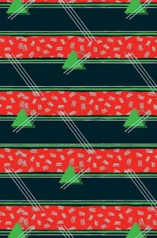 Cover of Bullet Journal Abstract Pattern Green Triangles