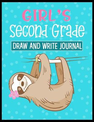 Book cover for Girl's Second Grade Draw and Write Journal