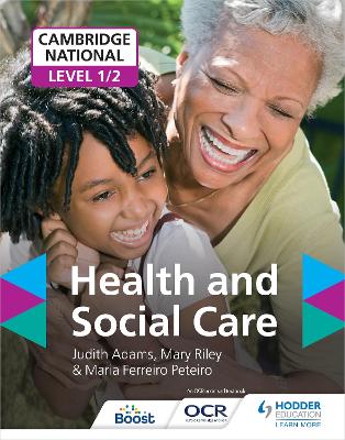 Book cover for Cambridge National Level 1/2 Health and Social Care