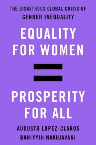 Cover of Equality for Women = Prosperity for All