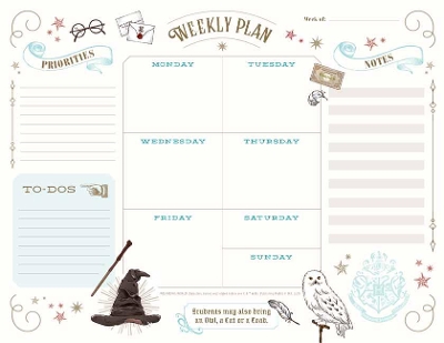 Cover of Harry Potter: Weekly Planner Notepad