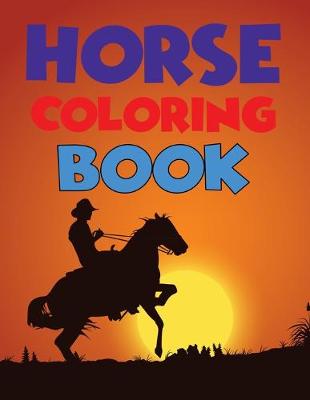 Book cover for Horse Coloring Book