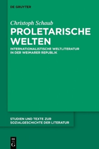 Cover of Proletarische Welten