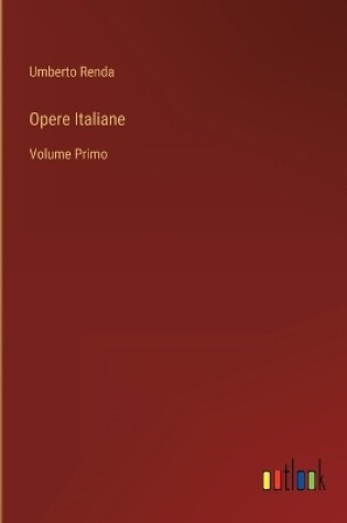 Cover of Opere Italiane